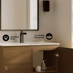 Swiss Madison St. Tropez 36" Freestanding Bathroom Vanity with Sink Top - SM-BV0802