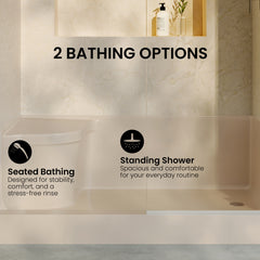 Swiss Madison Aquatique 60" x 32" Right Drain, Shower Base - SM-SB538 - The Home Selection