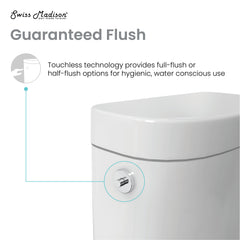 Swiss Madison Monaco One-Piece Elongated Toilet Touchless Dual-Flush 1.1/1.6 gpf - SM-1T263 - The Home Selection