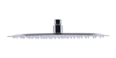 Alfi 12  Oval Brushed Solid Ultra Thin Rain Shower Head - RAIN128