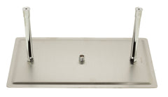 Alfi 20  Rectangular Brushed Solid Ultra Thin Rain Shower Head - RAIN2012