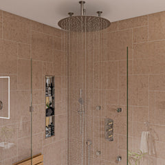 ALFI 24" Round Ultra Thin Rain Shower Head Stainless Steel - RAIN24R - The Home Selection