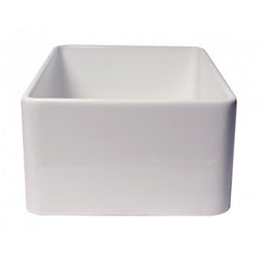 ALFI 30" x 18" Smooth Apron Single Bowl Fireclay Farm Sink - ABF3018 - The Home Selection