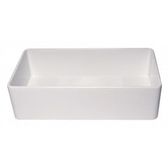 ALFI 36" x 18" Smooth Apron Single Bowl Fireclay Farm Sink - ABF3618 - The Home Selection