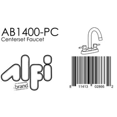 ALFI 4" Two-Handle Centerset Bathroom Faucet - AB1400 - The Home Selection