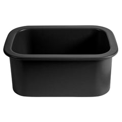 Alfi Black Matte Small 13"x19" Rectangle Fireclay Undermount or Drop In Prep Sink w Grid included - ABF1319UD-BM - The Home Selection