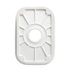 ALFI brand White Small 13" x 19" Rectangle Fireclay Undermount or Drop In Prep Sink w Grid included - ABF1319UD - The Home Selection