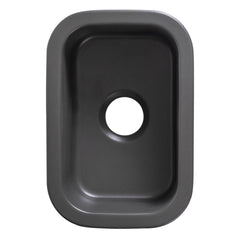 Alfi Grey Matte Small 13"x19" Rectangle Fireclay Undermount or Drop In Prep Sink w Grid included - ABF1319UD-GM - The Home Selection