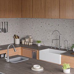 Alfi Grey Matte Small 13"x19" Rectangle Fireclay Undermount or Drop In Prep Sink w Grid included - ABF1319UD-GM - The Home Selection
