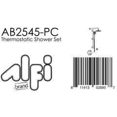 ALFI Round Style 2 Way Thermostatic Shower Set - AB2545 - The Home Selection