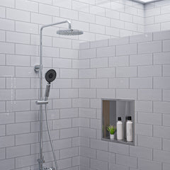 ALFI Round Style Thermostatic Exposed Shower Set - AB2867 - The Home Selection