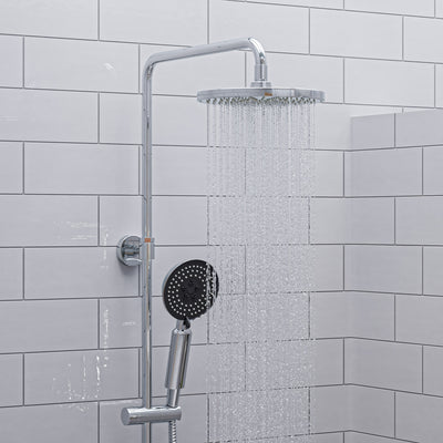 ALFI Round Style Thermostatic Exposed Shower Set - AB2867 - The Home Selection