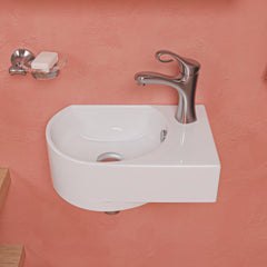 ALFI Single Lever Curled Bathroom Faucet Polished or Brushed - AB1295 - The Home Selection