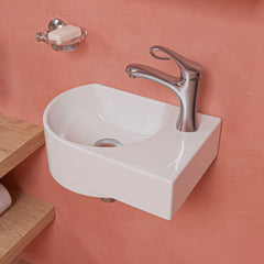 ALFI Single Lever Curled Bathroom Faucet Polished or Brushed - AB1295 - The Home Selection