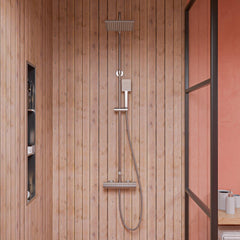 ALFI Square Style Thermostatic Exposed Shower Set - AB2862 - The Home Selection