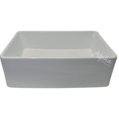 Alpha Fireclay Smooth-Front Apron/Farmhouse Sink - AW - The Home Selection
