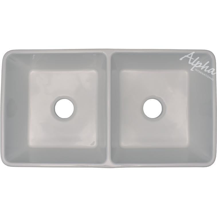 Alpha Fireclay Smooth-Front Apron/Farmhouse Sink - AW - The Home Selection