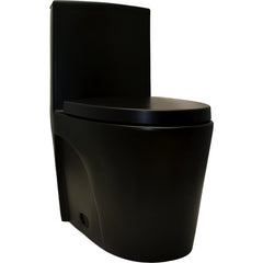 Alpha Model BT-CL120 – Black Water Efficient Elongated One-Piece Toilet - BT-CL120 - The Home Selection
