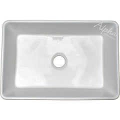 Alpha Porcelain Slated-Front Apron/Farmhouse Sink - AW3 - The Home Selection