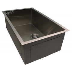 Alpha Single Bowl Handmade Undermount Zero-Radius Sink - HU - The Home Selection