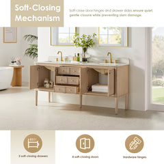 Altair Blaise Single/Double Vanity with Top - 5930 - The Home Selection