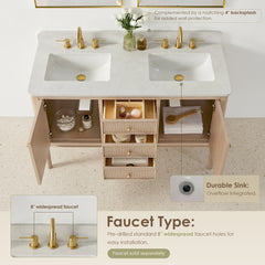 Altair Blaise Single/Double Vanity with Top - 5930 - The Home Selection
