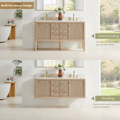 Altair Blaise Single/Double Vanity with Top - 5930 - The Home Selection