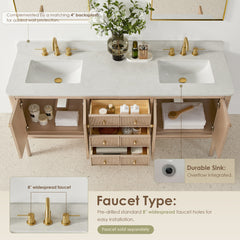 Altair Blaise Single/Double Vanity with Top - 5930 - The Home Selection