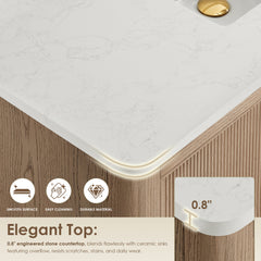 Altair Blaise Single/Double Vanity with Top - 5930 - The Home Selection