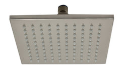 Alfi 8" Square Multi Color LED Rain Shower Head - Brushed Nickel