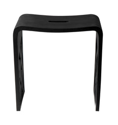 Alfi Black Matte Solid Surface Resin Bathroom / Shower Stool - ABST88BM