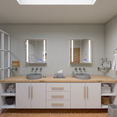 Alfi 8  Square Wall Mounted 5x Magnify Cosmetic Mirror - ABM8WS