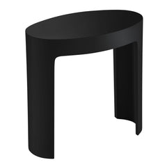 Alfi Black Matte Solid Surface Resin Bathroom / Shower Stool - ABST66BM