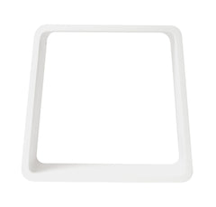 Alfi White Matte Solid Surface Resin Bathroom / Shower Stool - ABST55