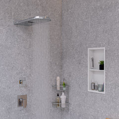 Alfi Modern Square Pressure Balanced Shower Mixer - AB6701