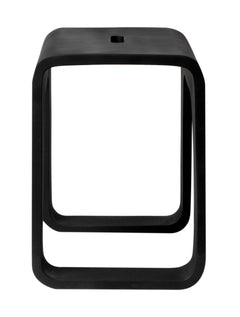 Alfi Black Matte Solid Surface Resin Bathroom / Shower Stool - ABST99BM