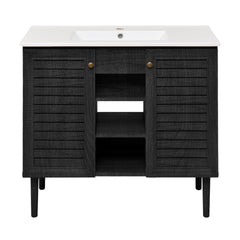 Swiss Madison Bron 36" Freestanding Bathroom Vanity with Sink Top - SM-BV6202