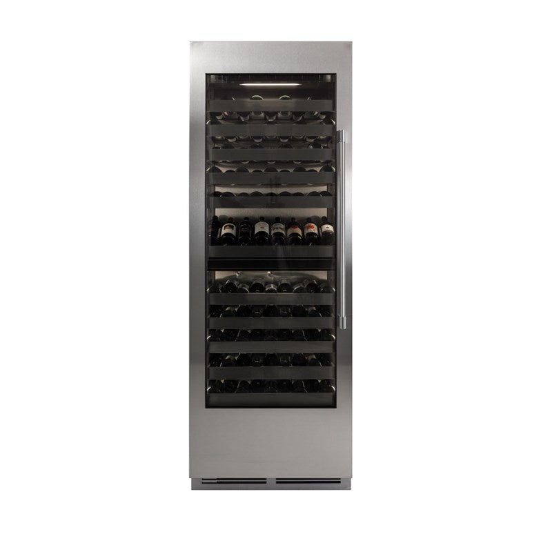 Perlick 30" Residential Dual-Zone Wine Column with Panel Ready Glass Door – CR30D