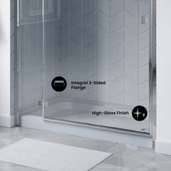 Swiss Madison Voltaire 60" x 32" Right-Hand Drain, Shower Base - SM-SB514 - The Home Selection