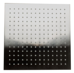 Alfi 12  Square Multi Color LED Rain Shower Head - LED12S
