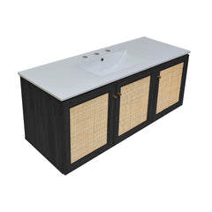 Swiss Madison Classe 48" Wall-Mounted Bathroom Vanity with 3-Hole Widespread Sink Top - SM-BV2807