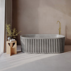 Swiss Madison Delice 67" Freestanding Concrete Bathtub, Drain Included - SM-FB1201