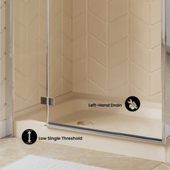 Swiss Madison Voltaire 60 x 36 Single-Threshold, Shower Base - SM-SB5 - The Home Selection