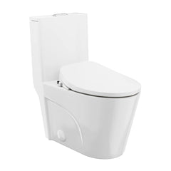 Swiss Madison St. Tropez One-Piece Elongated Toilet Vortex Dual-Flush 1.1/1.6 gpf with Smart Seat Bidet - SM-1T0815GW