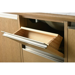 Vanity Art 54-Inch Bathroom Vanity: Double Sink, Ceramic Top, Soft-Closing Doors & Drawers, Solid Wood Frame - CVH54D