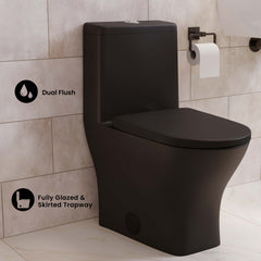 Swiss Madison Sublime II One-Piece Round Toilet Dual-Flush 1.1/1.6 gpf - SM-1T257