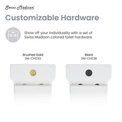 Swiss Madison Carré One-Piece Square Toilet Dual-Flush 1.1/1.6 gpf - SM-1T256 - The Home Selection