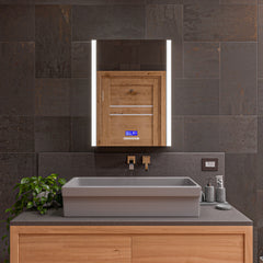 Alfi 36  Grey Matte Above Mount Fireclay Bathroom Trough Sink - AB36TRGM