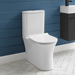 Swiss Madison Calice Two-Piece Elongated Rear Outlet Toilet Dual-Flush 0.8/1.28 gpf - SM-2T120 - The Home Selection