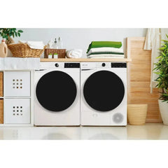 Breda 24 Inch Front Load Washer with 2.3 cu ft Capacity, Stainless Steel Interior Tub, Brushless DC Motor, 220V Power Plug, 14 Wash Programs, 7 Auxiliary Functions, 2-Year Warranty, and Energy Star Certified - LUWM91400 - The Home Selection